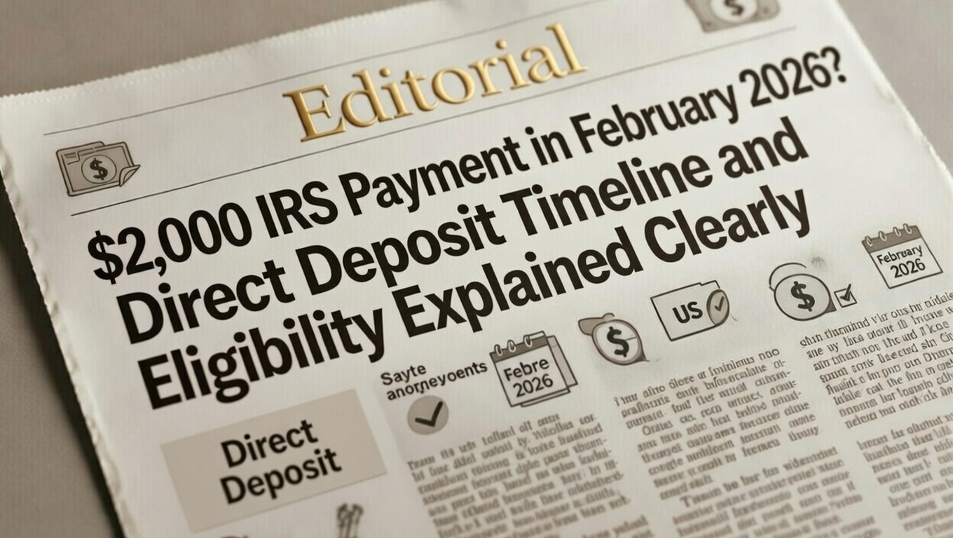 $2,000 IRS Payment in February 2026