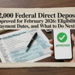 $2,000 Federal Direct Deposit Approved for February 2026